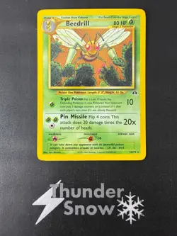 Beedrill #18 Neo Discovery 2001 Pokemon Card ** Pack Fresh ** - Image 1