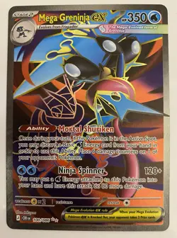 Pokemon Mega Greninja EX 100/086 Chaos Rising PSA 10 CONTENDER🔥🔥 - Image 2