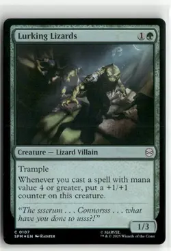 Lurking Lizards FOIL - Spider-Man MTG NM - Image 1