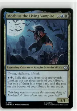 Morbius the Living Vampire FOIL - Spider-Man MTG NM - Image 1