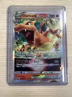 Pokemon TCG Charizard VSTAR Crown Zenith Holo Ultra Rare - Image 3