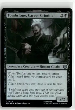 Tombstone, Career Criminal FOIL - Spider-Man MTG NM - Image 1
