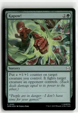 Kapow! FOIL - Spider-Man MTG NM - Image 1