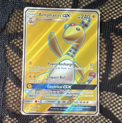 The Pokemon Company Ampharos GX 163/181 SM Team Up Holo EN 240HP Full Art - Image 1
