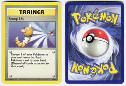 Scoop Up 78/102 Rare Base Set Unlimited Pokemon Moderately Played - Image 1