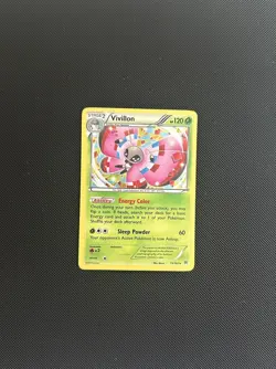 Pokemon TCG Vivillon (Cosmos Holo) 015/162 Miscellaneous Cards Promo Holo MP - Image 1