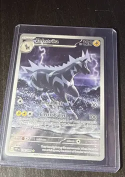 Zebstrika 115/086 Illustration Rare White Flare Pokemon Near Mint - Image 1