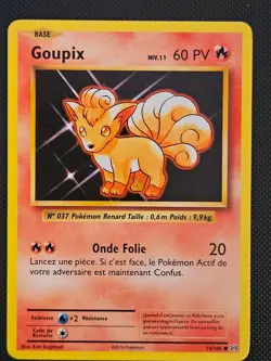 FRENCH GROUPIX VULPIX 14/108 C EVOLUTIONS POKEMON MP 2016 - Image 1
