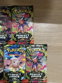 Pokemon Perfect Order Booster Packs Lot of 6 Factory Sealed - Image 2
