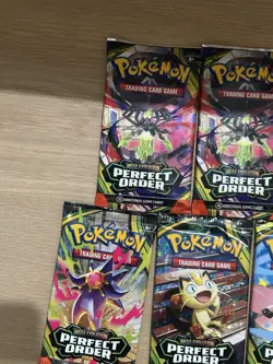 Pokemon Perfect Order Booster Packs Lot of 6 Factory Sealed - Image 4