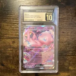 🔥CGC Pristine 10 Mew ex 151/165 Pokemon 151 Double Rare Full Art Japanese🔥 - Image 1