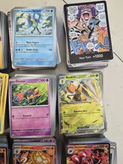 1600+ Pokemon & One Piece Bulk Card Lot! - Holos, UR Reverse,Rares,UC,C - NM - Image 4