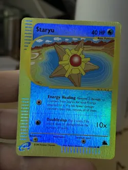 Staryu 103/144 Skyridge 2003 Reverse Holo Vintage E-Reader Pokemon Card - Image 3