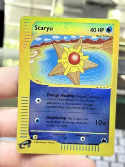 Staryu 103/144 Skyridge 2003 Reverse Holo Vintage E-Reader Pokemon Card - Image 4