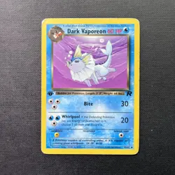Dark Vaporeon | 45/82 1st Edition Team Rocket | Non Holo | Pokemon TCG MP - Image 1