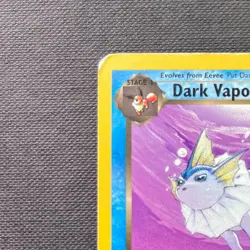 Dark Vaporeon | 45/82 1st Edition Team Rocket | Non Holo | Pokemon TCG MP - Image 2