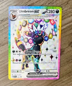 Pokemon Umbreon ex No. 176 (SVP) EN ⭐ Black Star Promo - Full Art Holo NM - Image 1