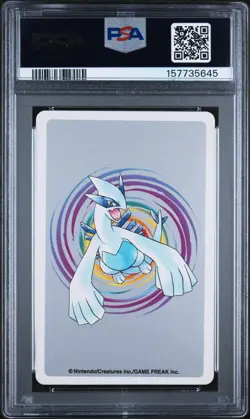 2000 POKEMON SILVER VERSION PLAYING CARDS 3 OF DIAMONDS #228 HOUNDOUR PSA 10 - Image 2