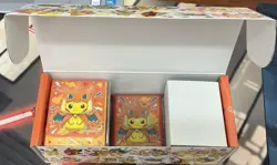 Japanese Pokemon Center Pikachu Poncho Mega Charizard Y special BOX pokemon - Image 5