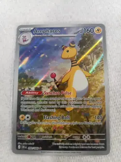 Ampharos 090/086 Holo Illustration Rare Chaos Rising Pokemon Near Mint - Image 1
