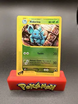 NIDORINA 83/144 Skyridge REVERSE HOLO RH E-Series / E-Reader Pokemon TCG card NM - Image 1