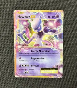 Pokemon TCG Mewtwo EX 52/108 Ultra Rare XY Evolutions NM - Image 1