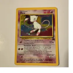 SWIRL The Pokemon Company Mew 09/53 Wotc Promo Holo Pokemon TCG English - Image 1