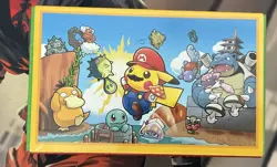 Sealed Luigi Pokemon Center Poncho Box - Mario Pokemon - Opened Sleeves Inside! - Image 4