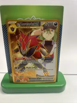 Pokemon N's Zoroark ex 189/159 Hyper Rare Journey Together Pokemon Holo NM - Image 1