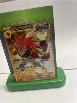 Pokemon N's Zoroark ex 189/159 Hyper Rare Journey Together Pokemon Holo NM - Image 2