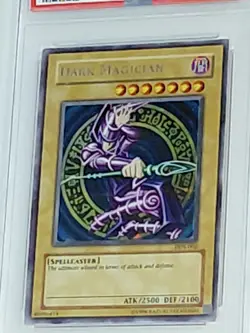 2002 Dark Magician DDS-002 Promo Secret Rare Yugioh PSA 7. Dark Duel Stories NM - Image 2