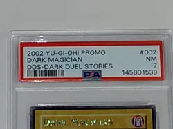 2002 Dark Magician DDS-002 Promo Secret Rare Yugioh PSA 7. Dark Duel Stories NM - Image 3