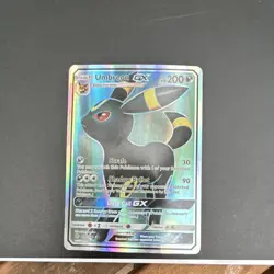 Pokemon TCG Umbreon GX Full Art Ultra Rare Holo Sun & Moon Base Set 2017 - Image 1
