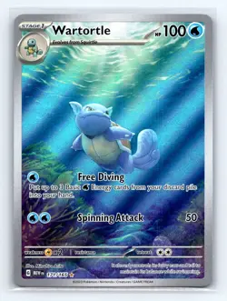 Wartortle 171/165 Illustration Rare 151 Pokemon Holo Near Mint - Image 1