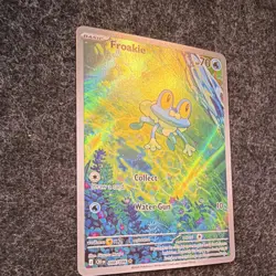 Pokemon 2026 Froakie 088/086 Chaos Rising Illustration Rare Full Art Holo NM #2 - Image 3