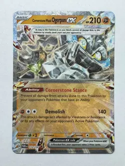 Pokemon TCG - Cornerstone Mask Ogerpon ex - Twilight Masquerade 112/167 Holo - Image 3