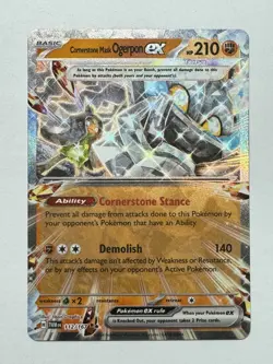 Pokemon TCG - Cornerstone Mask Ogerpon ex - Twilight Masquerade 112/167 Holo - Image 5