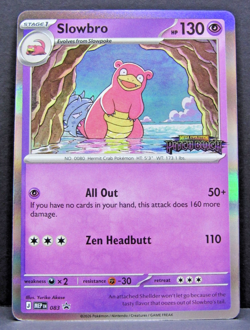 Pokemon TCG Pitch Black Slowbro #083 Pre-Release Stamped Promo - English NM - Image 1