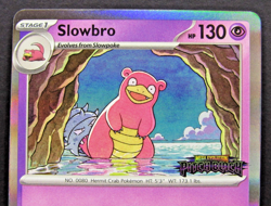 Pokemon TCG Pitch Black Slowbro #083 Pre-Release Stamped Promo - English NM - Image 2