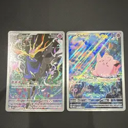 Pokemon Chaos Rising Xerneas 091/108 & Perfect O Clefairy 094/88 Foil Full Art - Image 1