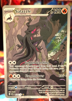 Nintendo Pokemon TCG Salazzle 224/187 Ascended Heroes Holo Rare Full Art EN - Image 1