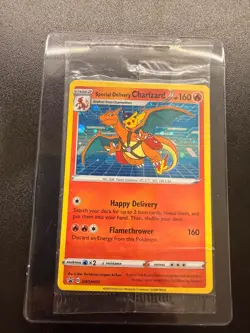 Pokemon Special Delivery Charizard SEALED Black Star Promo SWSH075 - Image 1