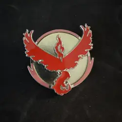 Pokemon Go Team Valor Deluxe Collector's Pin - 2022 Pokemon TCG Badge/Pin - Image 1