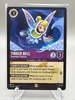 Disney Lorcana Tinker Bell - Snowflake Collector Legendary Winterspell 48/204 NM - Image 1