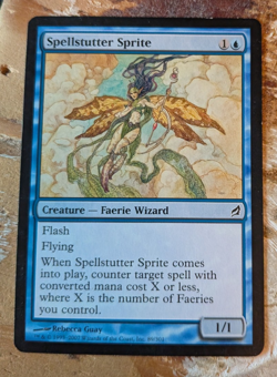 MTG Spellstutter Sprite - Lorwyn LP/EX - Image 1