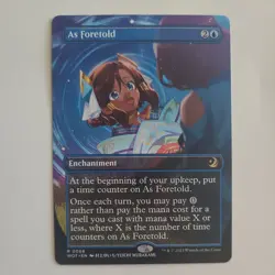 As Foretold - Anime borderless 0068 Enchanting Tales WOT R NM never played - Image 1