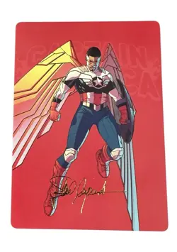 Captain America, Wings Of Freedom Art Card 22/45 MTG Marvel Super Heroes - Image 1