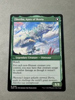 Invasion of Ikoria / Zilortha, Apex of Ikoria - March of Machines - MTG MOM 190R - Image 2