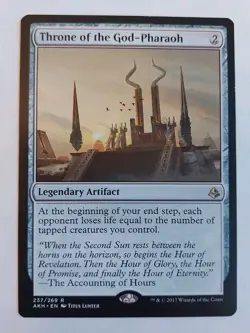 MTG THRONE OF THE GOD-PHARAOH 237/269 RARE REGULAR NM/MINT BP - Image 1