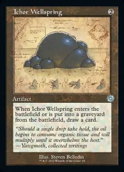 1x Ichor Wellspring - Schematic Retro Frame NM Eng MTG - Brother's War - Image 1
